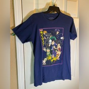 My Hero Academia Mens Small 34/36 T-Shirt Graphic Tee Adult Streetwear Anime